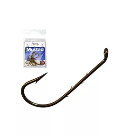 Mustad Best Kirby Bronze 8 Eyed, Barbed Zander Hook 10pcs