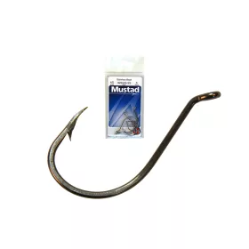   Mustad Beak Stainless Steel 3/0 Eyed, Barbed Zander Hook 7pcs