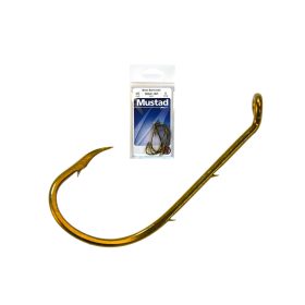   Mustad Beak Baitholder Bronze 2 Eyed, Barbed Zander Hook 10pcs