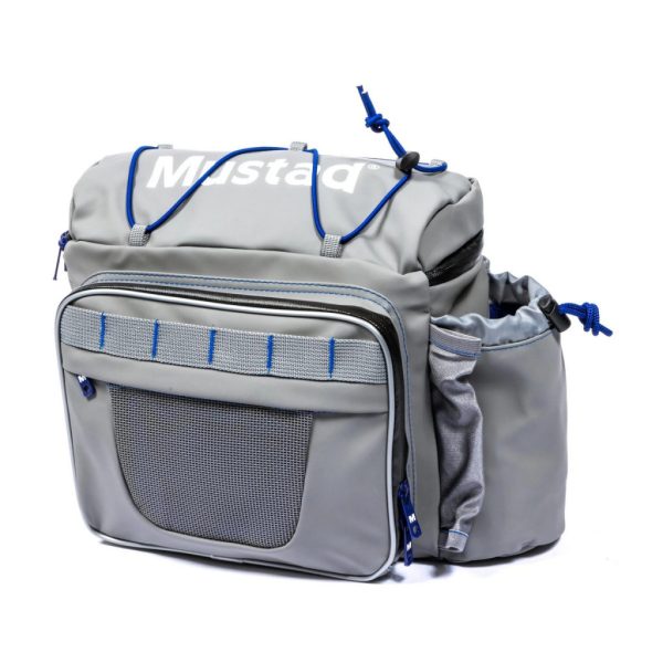Mustad Game Time Hip Bag Tackle Multi Grey-Blue Waterproof Bag