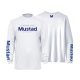 Mustad Light Grey Brand Longsleeve UV L Long Sleeve T-Shirt