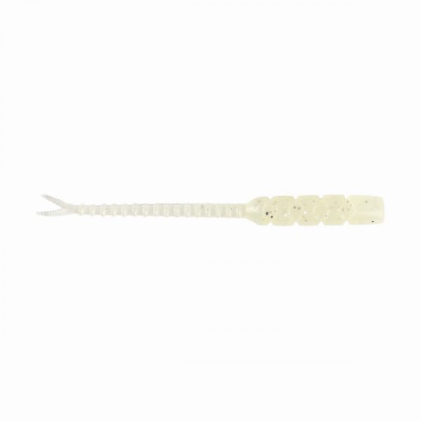 Mustad Aji Hellgramite 5,08cm White Luminous Plastic Bait 12pcs