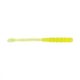 Mustad Aji Beaver Tail 6,35cm Clear Chartreuse Plastic Bait 12pcs