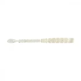   Mustad Aji Beaver Tail 6,35cm White Luminous Plastic Bait 12pcs