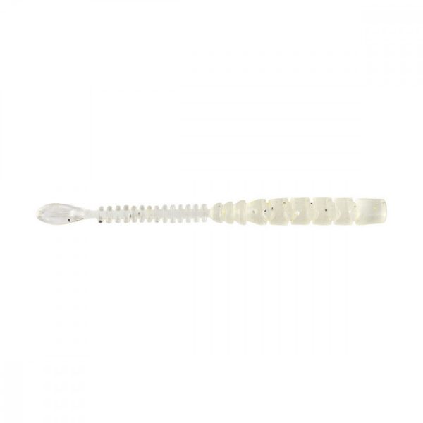Mustad Aji Beaver Tail 6,35cm White Luminous Plastic Bait 12pcs