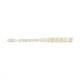 Mustad Aji Beaver Tail 6,35cm White Luminous Plastic Bait 12pcs