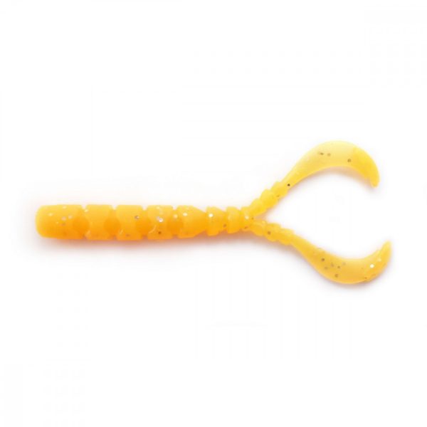 Mustad Aji Craw Tail 4,31cm Orange Luminous Plastic Bait 12pcs