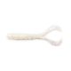 Mustad Aji Craw Tail 4,31cm Uv Clear Red Glitter Plastic Bait 12pcs