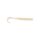 Mustad Aji Curly Tail 6,35cm White Luminous Plastic Bait 12pcs