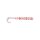 Mustad Aji Curly Tail 6,35cm Uv Clear Red Glitter Plastic Bait 12pcs