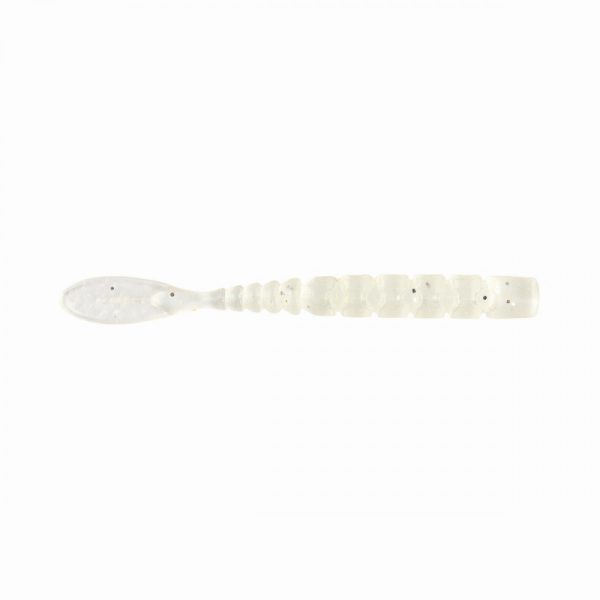 Mustad Aji Fish Tail 5,08cm White Luminous Plastic Bait 12pcs