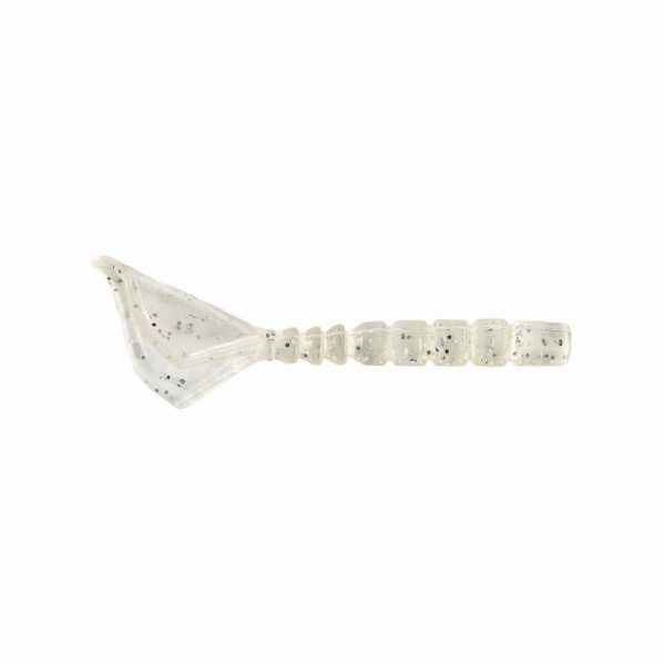 Mustad Aji Parachute Tail 4,31cm Clear Rainbow Glitter Plastic Decoy 12pcs