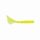Mustad Aji Parachute Tail 4,31cm Clear Chartreuse Plastic Bait 12pcs