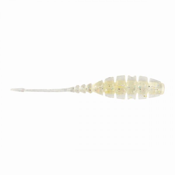 Mustad Aji Winged Bait 5,08cm Clear Rainbow Glitter Plastic Bait 12pcs