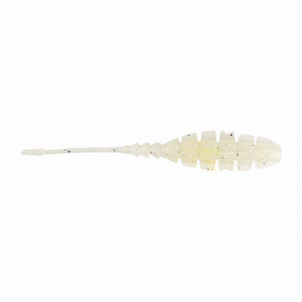Mustad Aji Winged Bait 5,08cm White Luminous Plastic Bait 12pcs