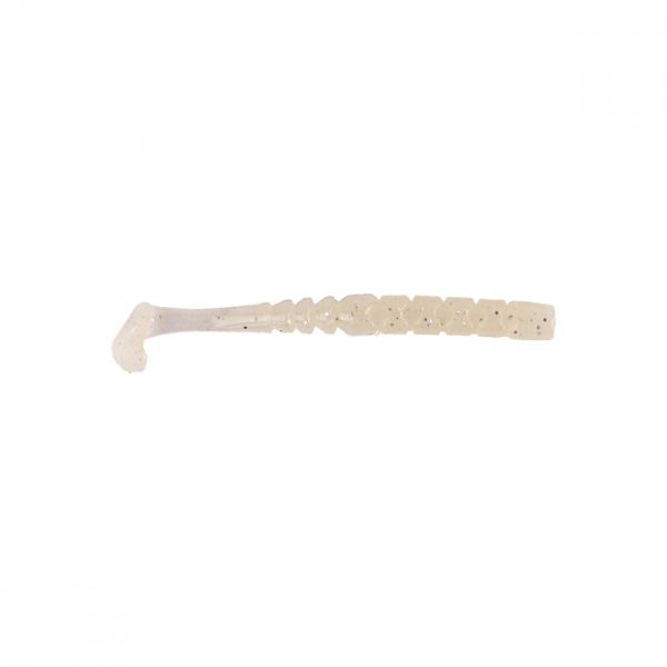 Mustad Aji Paddle Tail 5,08cm White Luminous Plastic Bait 12pcs