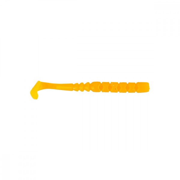 Mustad Aji Paddle Tail 5,08cm Orange Luminous Plastic Bait 12pcs