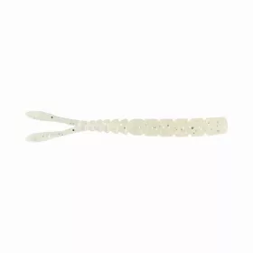   Mustad Aji Split Tail 5,08cm White Luminous Plastic Bait 12 pcs