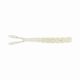 Mustad Aji Split Tail 5,08cm White Luminous Plastic Bait 12pcs