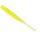Mustad Aji Ball Tail 5,08cm Clear Chartreuse Plastic Bait 12pcs