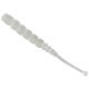 Mustad Aji Ball Tail 5,08cm Clear Luminous Silver Glitter Plastic Bait 12pcs