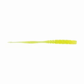   Mustad Aji Straight Tail 7,62cm Clear Chartreuse Plastic Bait 12 pcs