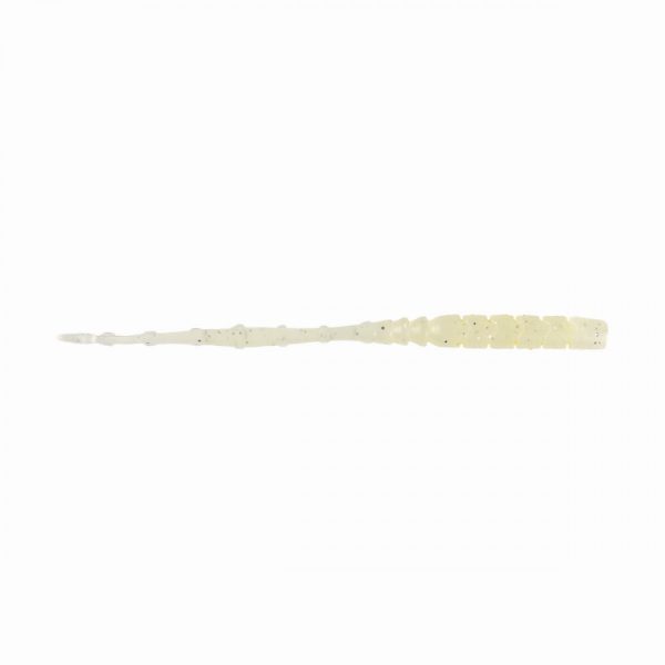 Mustad Aji Straight Tail 7,62cm White Luminous Plastic Bait 12pcs