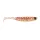 Mustad Mezashi Z-Tail Minnow 8,89cm Red Gold Glitter Plastic Bait 6pcs