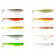 Mustad Mezashi Z-Tail Minnow 8,89cm Pearl White Plastic Bait 6pcs