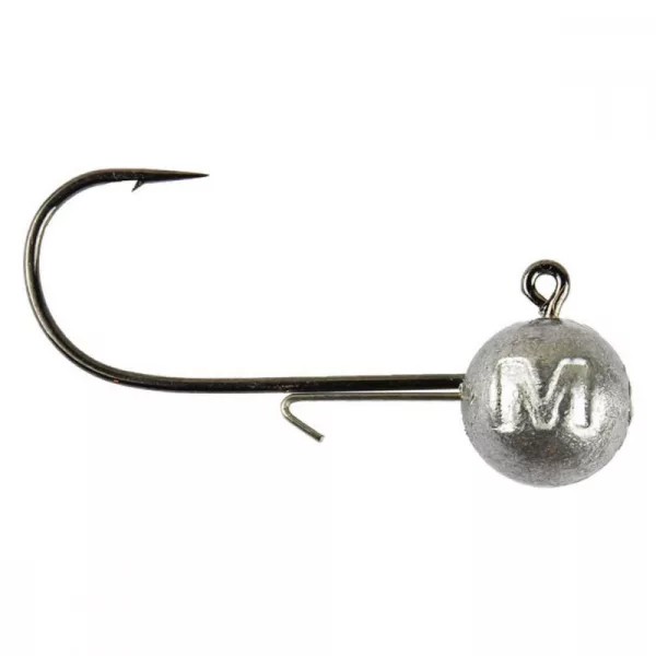 Mustad Ball Jig Head W/Keeper 4 3gr Jig Head with Hook 6pcs