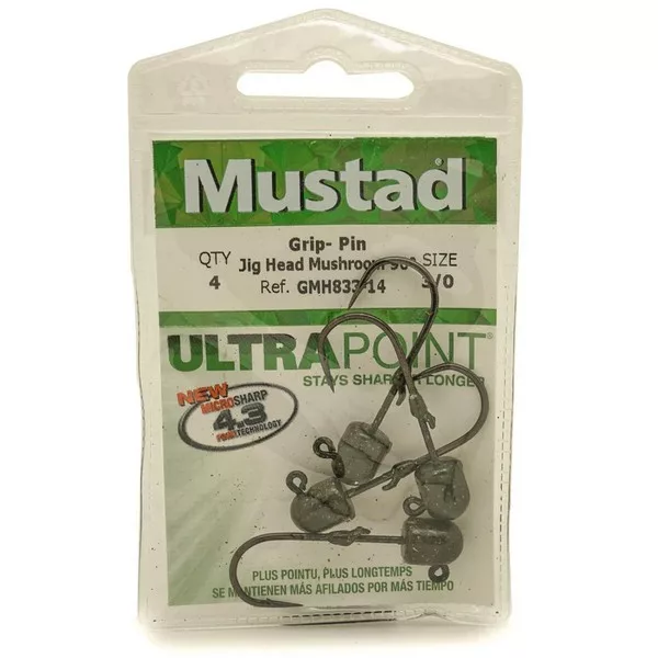 Mustad Ned Jig Head Titanx 2/0 10gr Jig Head 12pcs