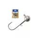 Mustad Ball Jig Head W/Keeper 3/0 12gr Jig Head with Hook 25pcs