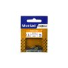 Mustad Double Barrel Sleeve Black 1.8mm Crimping Sleeve 25pcs
