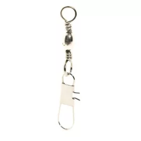 Mustad Barrel Swivel With Interlock Snap 10×B2 10pcs Swivel