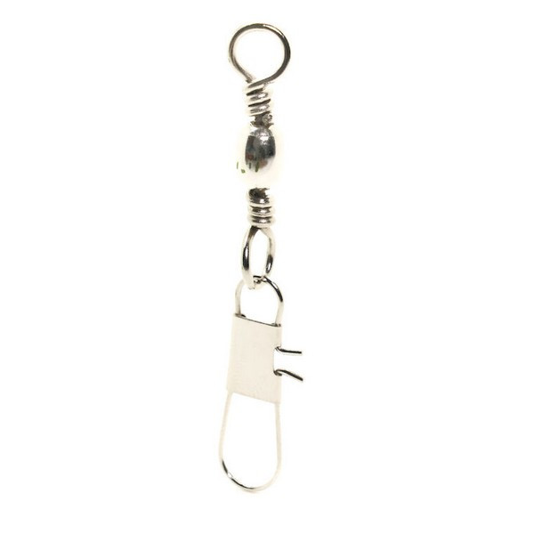 Mustad Barrel Swivel With Interlock Snap 12×B1 10pcs Swivel Clamp