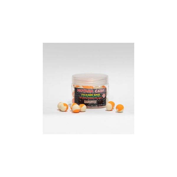MOTABA CARP WAFTERS CHAMELEON FLUO BANOFFEE 15 MM 60G - Hookbait - Wafters