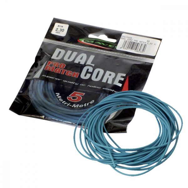 Maver Dual Core Pro Match 2,30mm 5m Bright Blue Solid pleated rubber