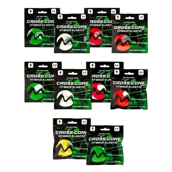 Maver Cross Core Hybrid Elastic Size 3.0mm 6m Hybrid Pole Elastic