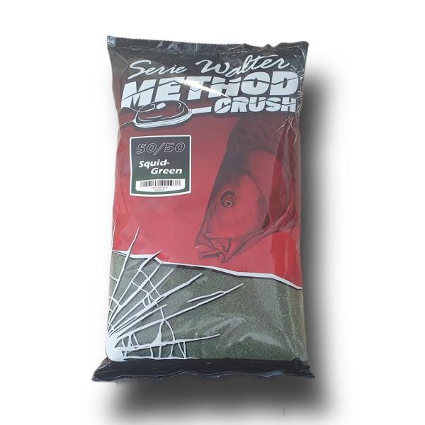 Serie Walter SW Method Crush 50/50 Squid-Green Fattening Feeding Material 1kg