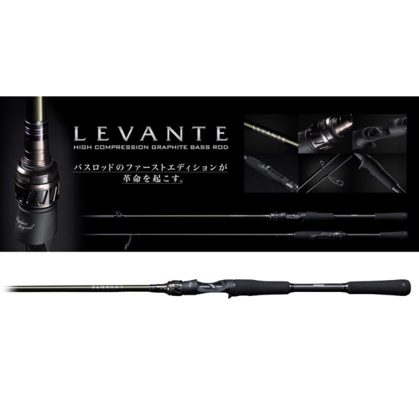 Megabass Levante JP F5-611LV Baitcast 210cm 10.5-42gr 1 Piece Casting Spinning Rod