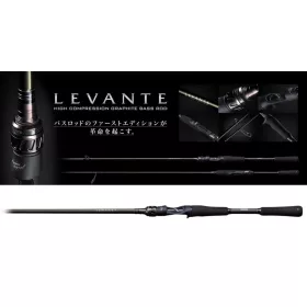   Megabass Levante JP F4-72LV Baitcast 2P 219cm 7-28gr 2 Piece Casting Spinning Rod
