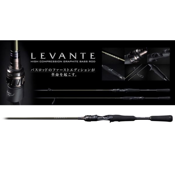 Megabass Levante JP F5-611LV Baitcast 2P 210cm 10.5-42gr 1 Piece Casting Spinning Rod