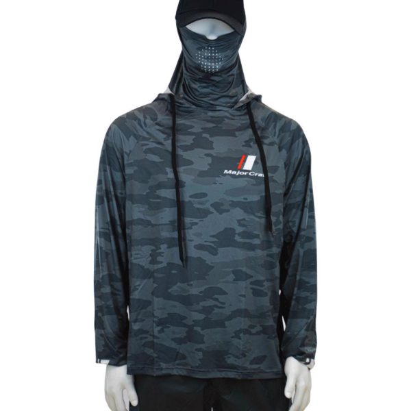 Major Craft Sun Protection Hoodie Dark Grey UV Standing Hoodie Top M