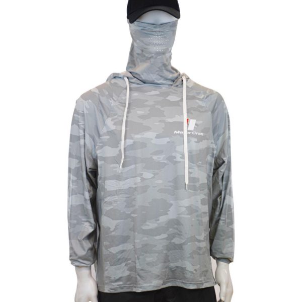 Major Craft Sun Protection Hoodie Light Grey UV Standing Hoodie Top M