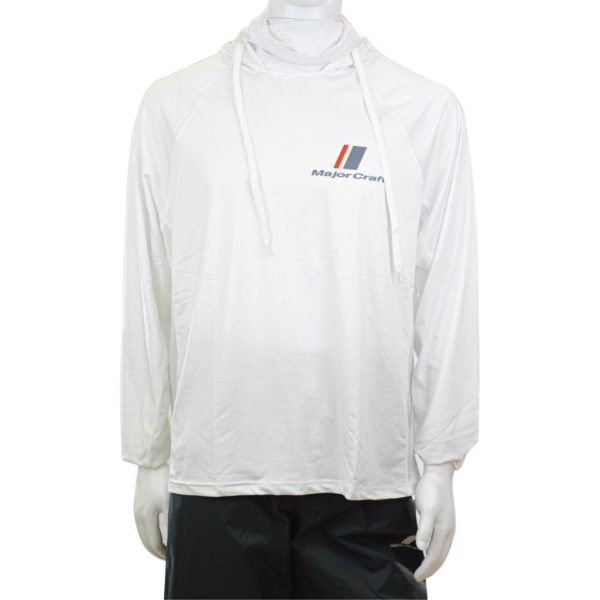 Major Craft Sun Protection Hoodie White UV Standing Hoodie Top XL