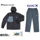Major Craft Rain-X Black Two-Piece Rain Suit 2XL