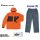 Major Craft Rain-X Orange Two-piece Rain Suit L