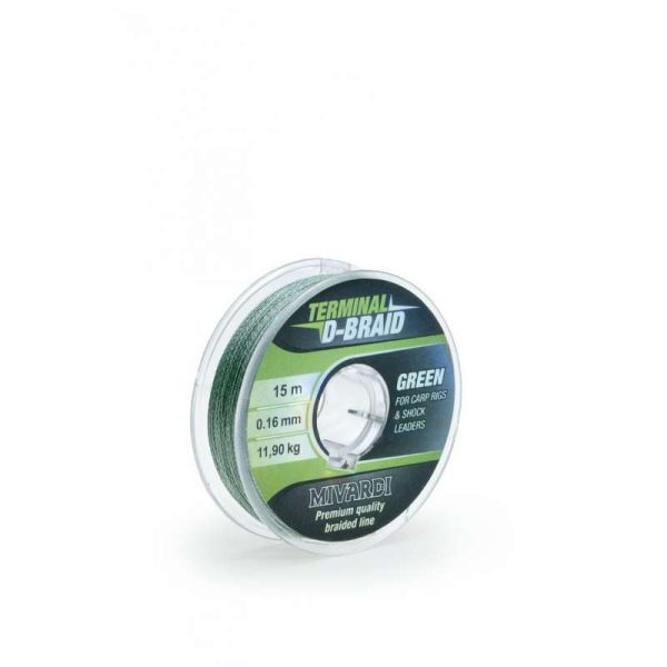 Mivardi Terminal D-Braid 0.16mm 15m Braided Leader