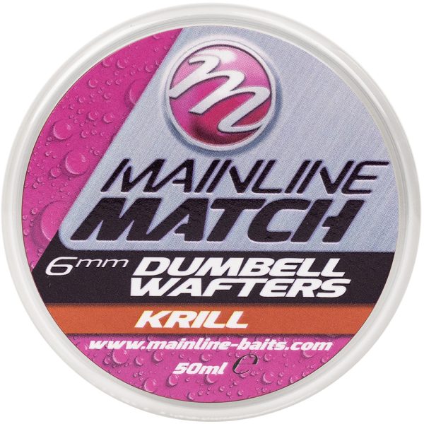 Mainline Match Dumbell Wafers Red Krill Hookbait 6mm