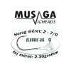 Musaga Classic 5/0 3.5gr Jig Head 5pcs